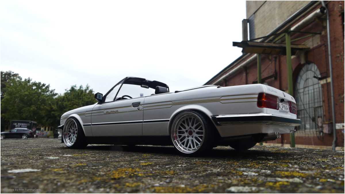 1:18 BMW E30 Cabriolet Alpina C2 2.7 / Metall Modell + OVP